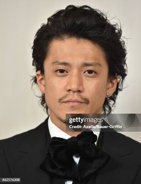 Actor Shun Oguri arrives at Hammer Museum Gala in the Garden on October 14, 2017 in Westwood, California.