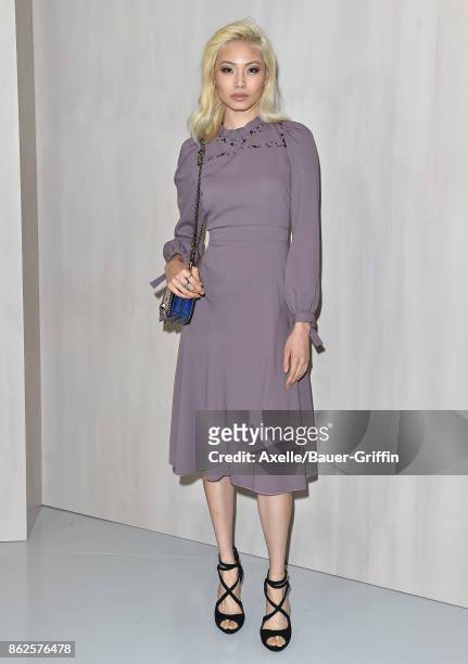 Grace Cheng arrives at Hammer Museum Gala in the Garden on October 14, 2017 in Westwood, California.