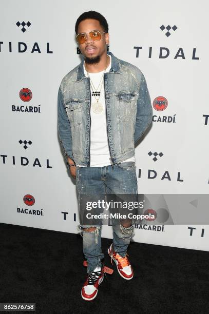 Mack Wilds attends TIDAL X: Brooklyn at Barclays Center of Brooklyn on October 17, 2017 in New York City.