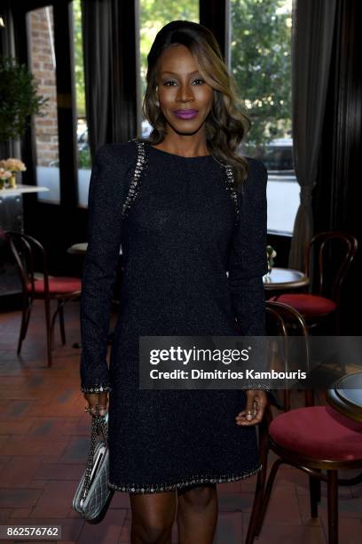 Amma Asante MBE attends Through Her Lens: The Tribeca Chanel Women's Filmmaker Program Luncheon at Locanda Verde on October 17, 2017 in New York City.