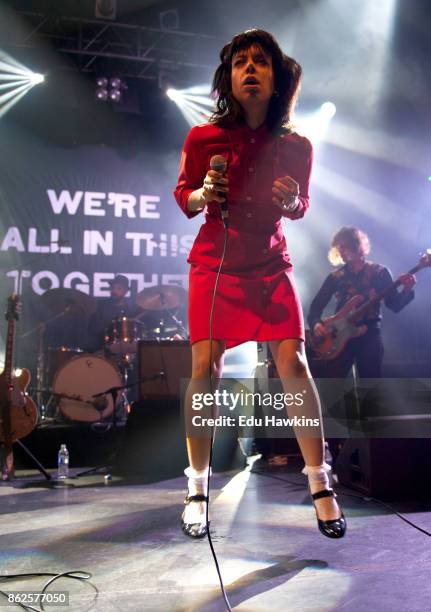 Alynda Segarra of Hurray for the Riff Raff performs live on stage at KOKO on October 17, 2017 in London, England.