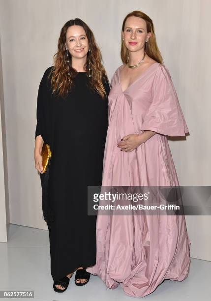 Jenni Kayne and Saree Kayne arrive at Hammer Museum Gala in the Garden on October 14, 2017 in Westwood, California.
