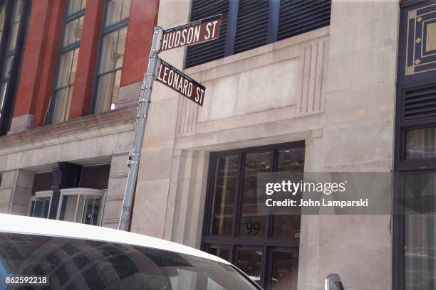 Exterior views of the Weinstein Company Headquarters on October 17, 2017 in New York City. Harvey Weinstein resigned from the Weinstein Co. Board of...