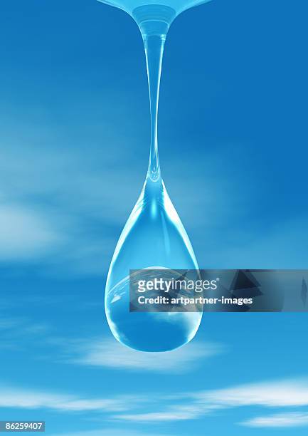 a drop of water  - dehydration stock illustrations