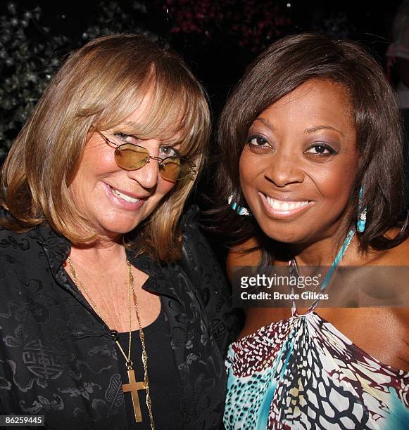 Penny Marshall and Star Jones pose at the 2009 Passing It On Gala to benefit Rosie's Broadway Kids at the New World Stages on April 27, 2009 in New...