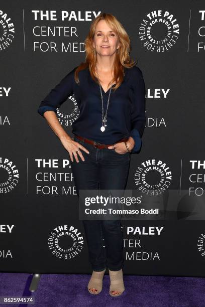 Lea Thompson attends the Paley Center For Media Presents: "The Goldbergs" 100th Episode Celebration at The Paley Center for Media on October 17, 2017...