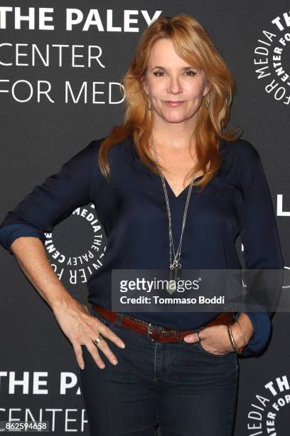 Lea Thompson attends the Paley Center For Media Presents: "The Goldbergs" 100th Episode Celebration at The Paley Center for Media on October 17, 2017...