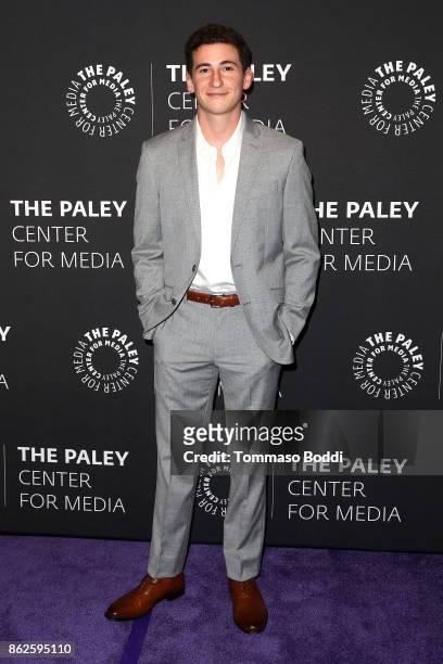 Sam Lerner attends the Paley Center For Media Presents: "The Goldbergs" 100th Episode Celebration at The Paley Center for Media on October 17, 2017...