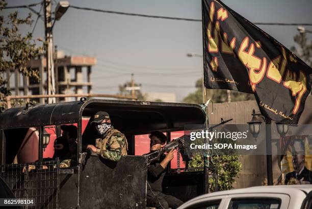 Hashd al Shaabi troops in the turkman area of Kirkuk the day after they took the city from the Kurdish Peshmerga in fewer than 24 hours during an...