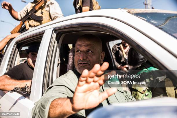 Hashd al Shaabi troops in the turkman area of Kirkuk the day after they took the city from the Kurdish Peshmerga in fewer than 24 hours during an...