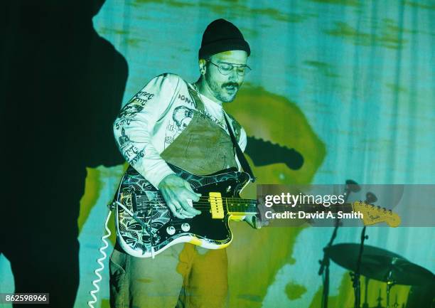 John Gourley of Portugal. The Man performs at Iron City on October 17, 2017 in Birmingham, Alabama.