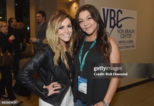 Lindsay Ell and Gretchen Wilson attend the WME Party during IEBA 2017 Conference on October 17, 2017 in Nashville, Tennessee.