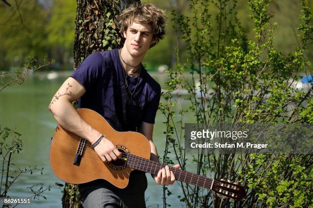 Steve Appleton poses for portraits at the English Garden on April 15, 2009 in Munich, Germany.