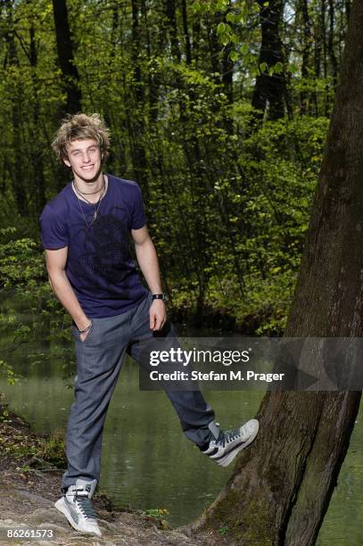 Steve Appleton poses for portraits at the English Garden on April 15, 2009 in Munich, Germany.