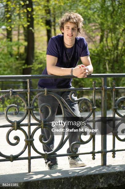 Steve Appleton poses for portraits at the English Garden on April 15, 2009 in Munich, Germany.