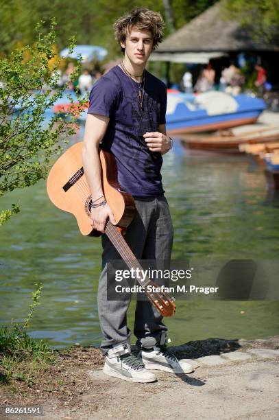 Steve Appleton poses for portraits at the English Garden on April 15, 2009 in Munich, Germany.