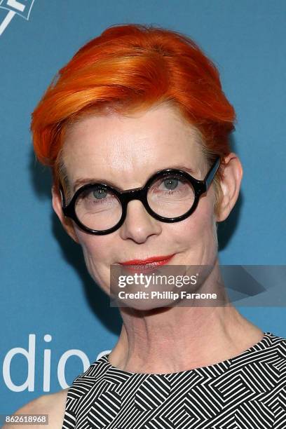 Costume designer and executive producer Sandy Powell attends the premiere of Roadside Attractions' "Wonderstruck" at Los Angeles Theatre on October...