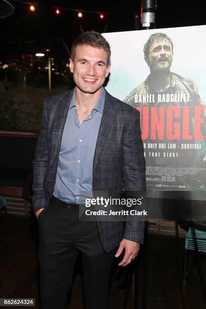 Actor Alex Russell attends a Screening Of "Jungle" at E.P. & L.P. On October 17, 2017 in West Hollywood, California.