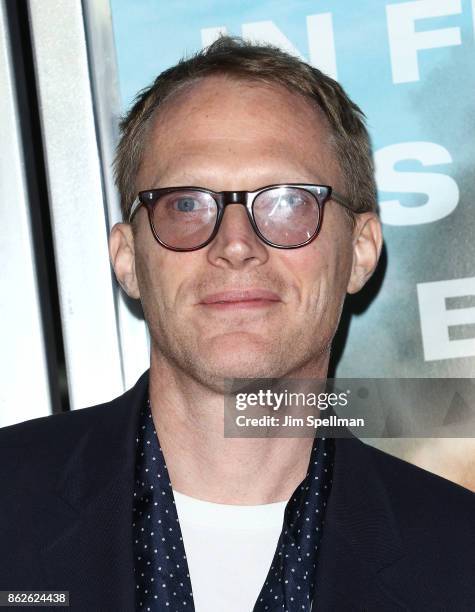Actor Paul Bettany attends the "Only The Brave" New York screening at iPic Theater on October 17, 2017 in New York City.