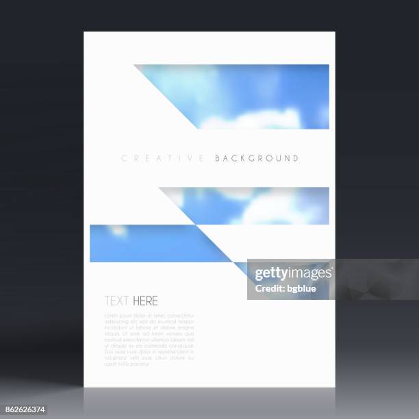 brochure template layout, cover design, business annual report, flyer, magazine - annual report cover stock illustrations