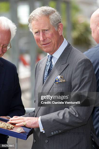 Prince Charles, Prince of Wales arrives in Venice on April 28, 2009 in Rome, Italy.