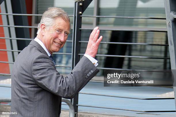 Prince Charles, Prince of Wales arrives in Venice on April 28, 2009 in Rome, Italy.