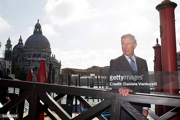Prince Charles, Prince of Wales arrives at hotel Bauer in Venice on April 28, 2009 in Rome, Italy.