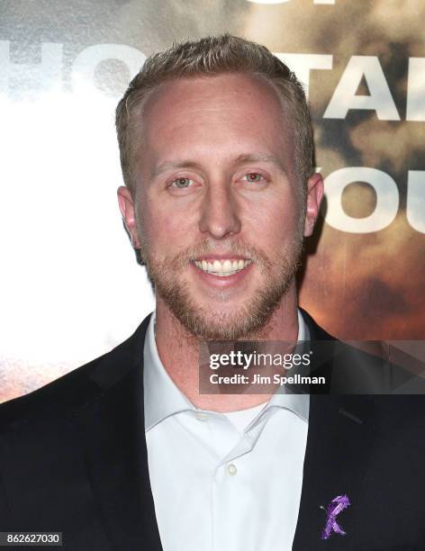 Writer Brendan McDonough attends the "Only The Brave" New York screening at iPic Theater on October 17, 2017 in New York City.