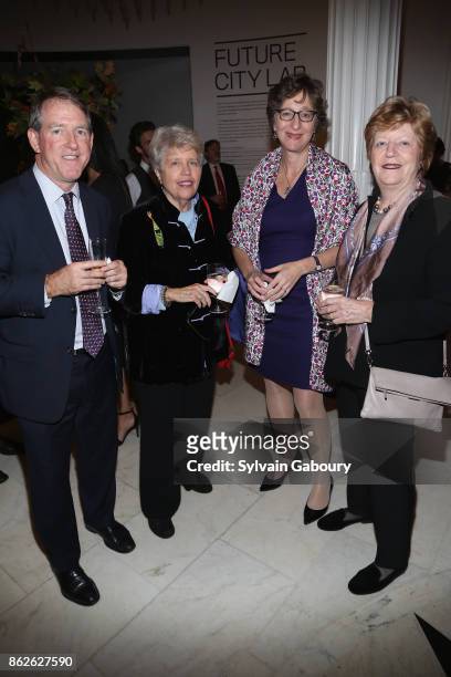 Tim Quinson, Rosita Sarnoff, Elise Wagner and Beth Sapery attend Museum of the City of New York honors Gloria Steinem, Whoopi Goldberg, Michiko...