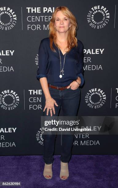 Actress/director Lea Thompson attends "The Goldbergs" 100th episode celebration at The Paley Center for Media on October 17, 2017 in Beverly Hills,...