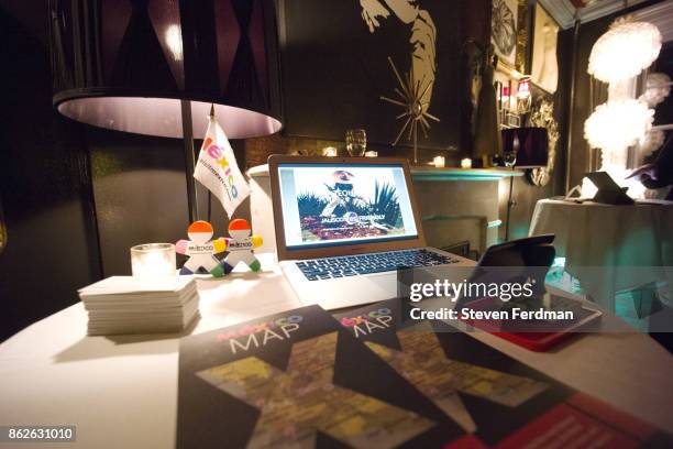 Atmosphere at the LGBT Celebration Travel and Honeymoon Showcase presented by Agence-V and OutThere at Norwood on October 17, 2017 in New York City.