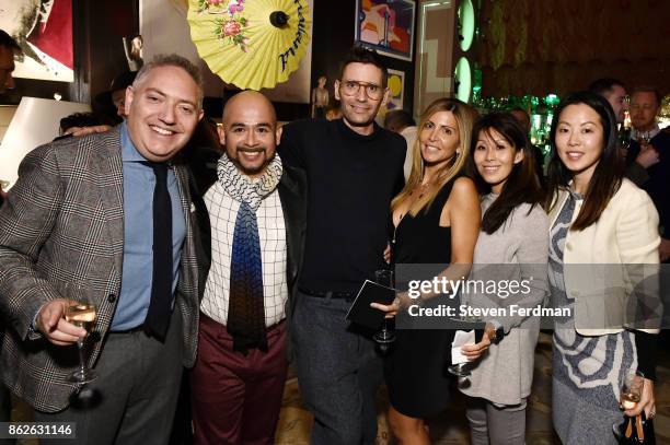 Jonathan LeWinter, Gerard Segovia, Boshko Boskovic, Liz Goldman, Bina Park, and Diana Seo attend the LGBT Celebration Travel and Honeymoon Showcase...