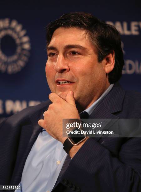 Executive producer Adam F. Goldberg attends "The Goldbergs" 100th episode celebration at The Paley Center for Media on October 17, 2017 in Beverly...