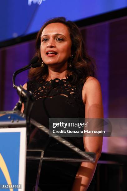 Priya Venkatesh MD during the Skin Cancer Foundation's Champions for Change Gala at Cipriani 25 Broadway on October 17, 2017 in New York City.