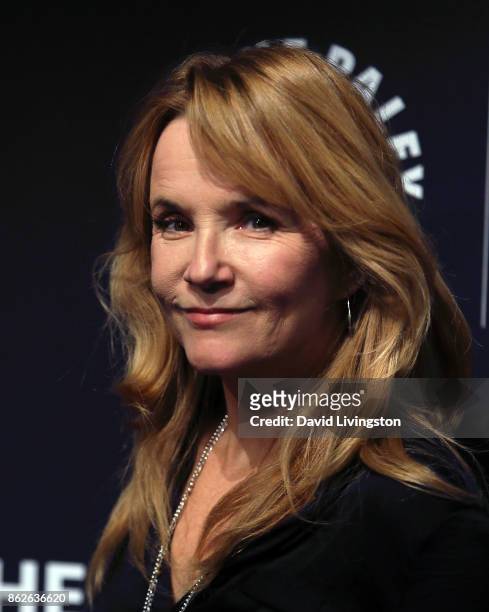 Actress/director Lea Thompson attends "The Goldbergs" 100th episode celebration at The Paley Center for Media on October 17, 2017 in Beverly Hills,...