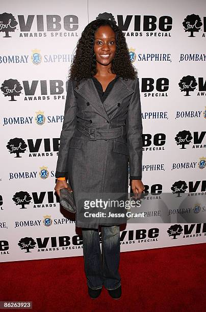 Actress Erica Vittina Philips attends The VH1 Vibe Awards Special Nominee Party hosted by Bombay Sapphire at Element night club on November 6, 2007...