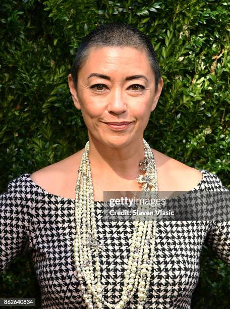 Costume designer Ane Crabtree attends Through Her Lens: The Tribeca Chanel Women's Filmmaker Program Luncheon at Locanda Verde on October 17, 2017 in...