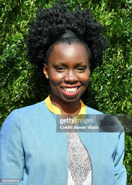 Actor Adepero Oduye attends Through Her Lens: The Tribeca Chanel Women's Filmmaker Program Luncheon at Locanda Verde on October 17, 2017 in New York...