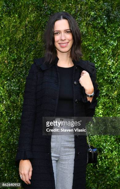 Actor/producer Rebecca Hall attends Through Her Lens: The Tribeca Chanel Women's Filmmaker Program Luncheon at Locanda Verde on October 17, 2017 in...
