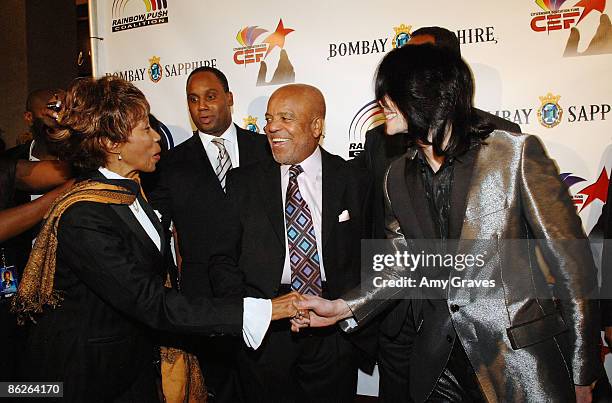 Founder of Motown Records Berry Gordy , Founder and President of the Rainbow PUSH Coalition Reverend Jesse Jackson , Sr., Singer Michael Jackson...