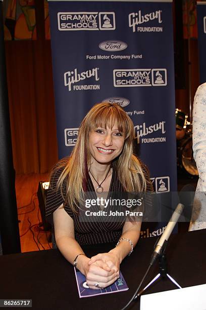 Florida Chapter President Beth Cohen attends The GRAMMY Career Day at the Miami University School Gusman Center on January 6, 2009 in Miami, Florida.