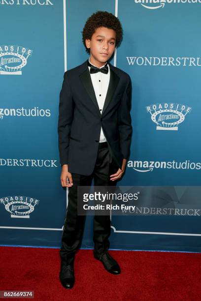 Actor Jaden Michael attends the premiere of Roadside Attractions' "Wonderstruck" at the Los Angeles Theatre on October 17, 2017 in Los Angeles,...