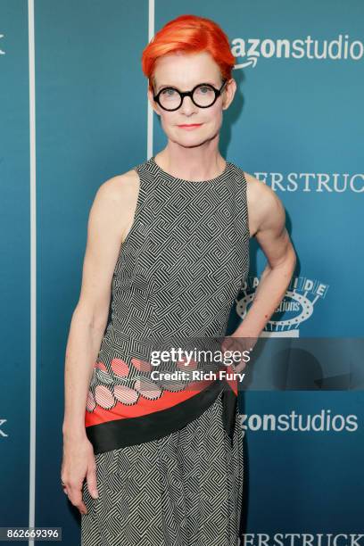 Costume designer/executive producer Sandy Powell attends the premiere of Roadside Attractions' "Wonderstruck" at the Los Angeles Theatre on October...