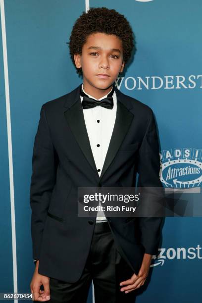 Actor Jaden Michael attends the premiere of Roadside Attractions' "Wonderstruck" at the Los Angeles Theatre on October 17, 2017 in Los Angeles,...