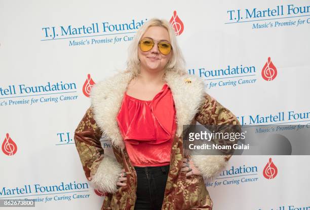 Singer Elle King attends the T.J. Martell 42nd Annual New York Honors Gala at Guastavino's on October 17, 2017 in New York City.
