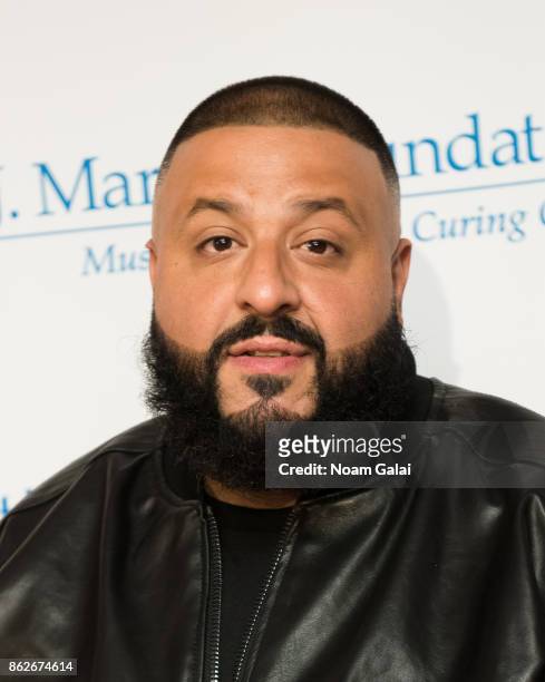 Khaled attends the T.J. Martell 42nd Annual New York Honors Gala at Guastavino's on October 17, 2017 in New York City.