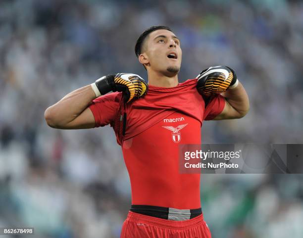 Thomas Strakosha of Lazio goalkeeper during the match valid for Italian Football Championships - Serie A 2017-2018 between FC Juventus and SS Lazio...