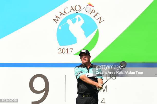 Scott Hend of Australia pictured during the Pro-AM ahead of Macao Open 2017 at Macau Golf and Country Club on October 18, 2017 in Macau, Macau.