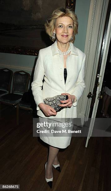 Fiona Shackleton attends the book launch party for Nicholas Coleridge's book 'Deadly Sins', at Dartmouth House on April 28, 2009 in London, England.
