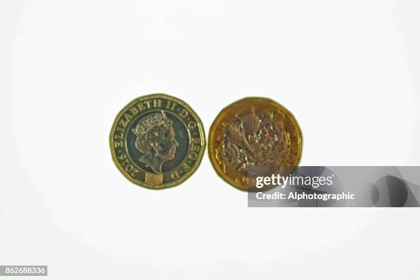 new pound coins - balance finance minimal stock pictures, royalty-free photos & images